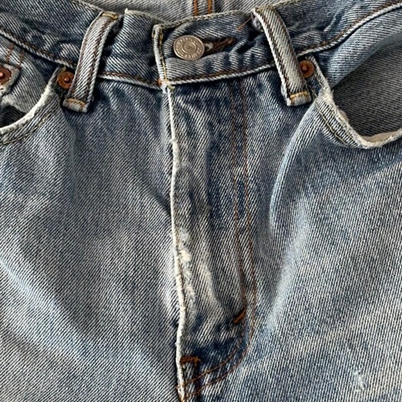 Men's Jeans Levi's 505 Regular Fit  - Distressed - Grunge 32 x 32 - Picture 8 of 8